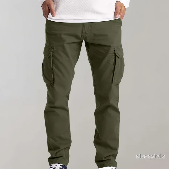 Urban Style | Cargo Byxor för Män med Rymliga Fickor | Bekväm Passform för Vardagsbruk Urban Style | Cargo Byxor för Män med Rymliga Fickor | Bekväm Passform för Vardagsbruk
