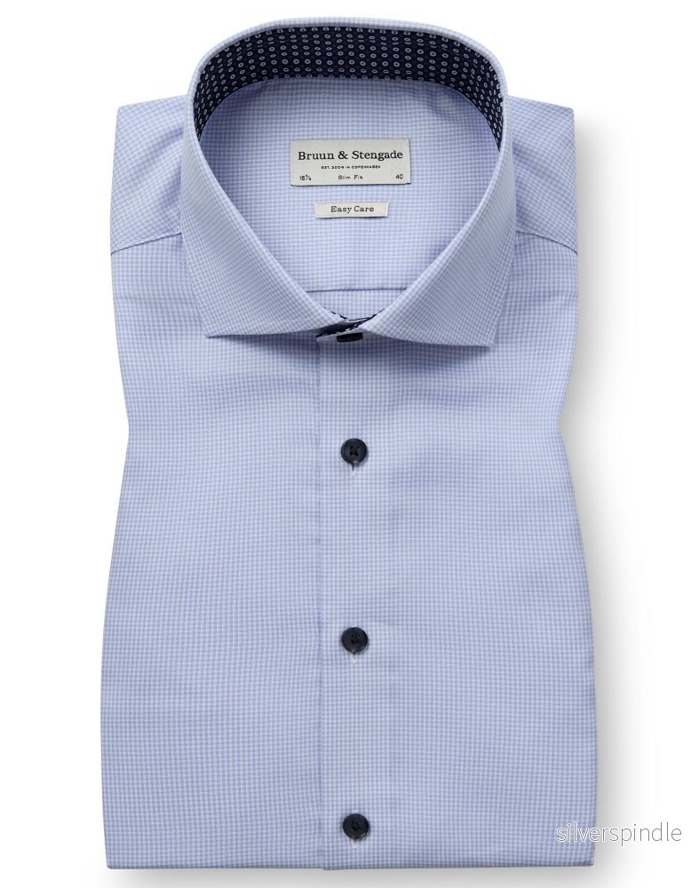 BS Ugalde Slim Fit Skjorta - Light Blue
