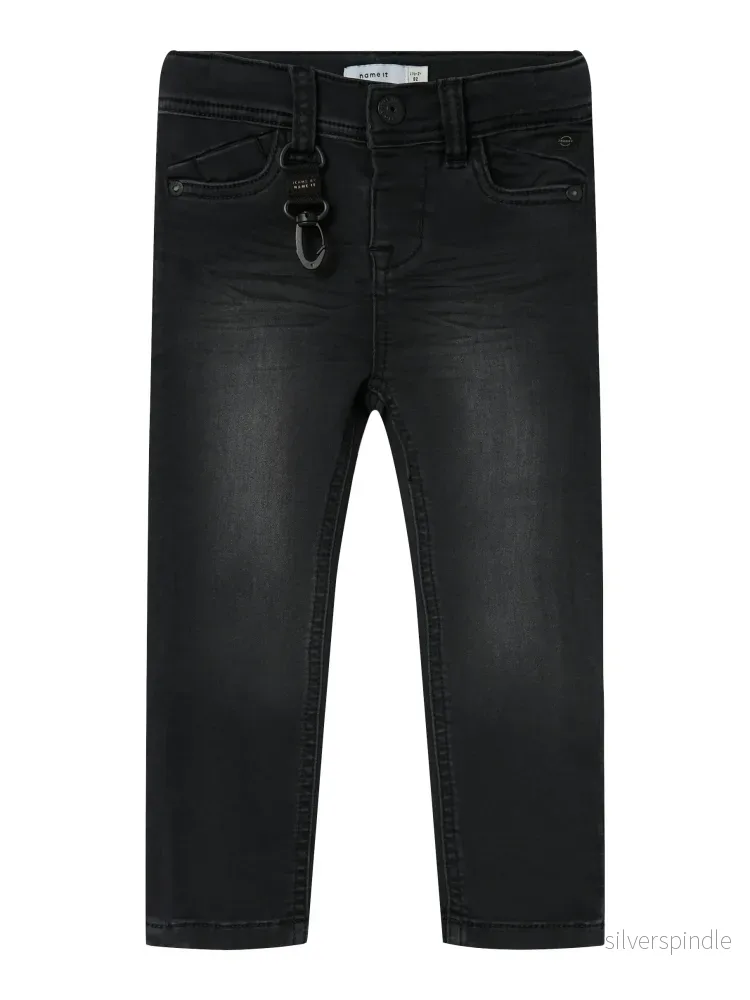 Svart Jeans Slim Fit