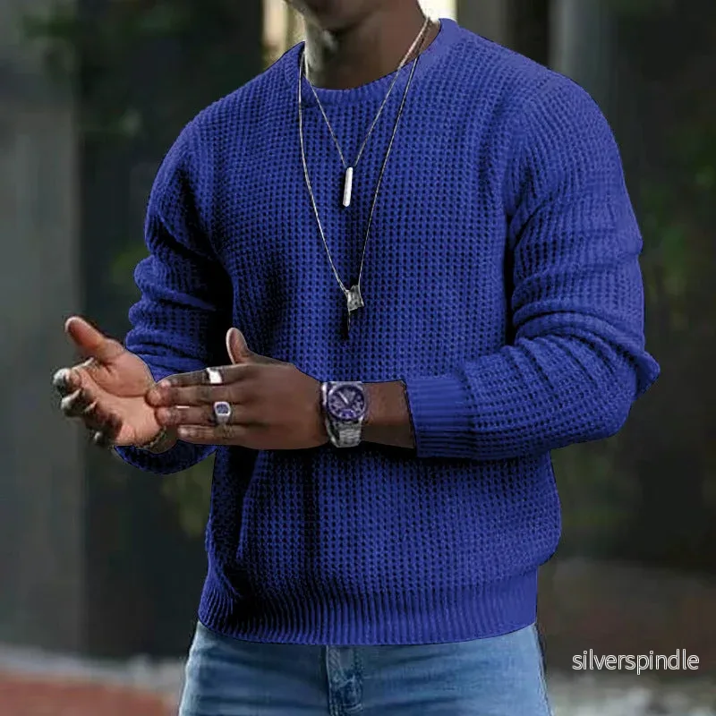 Ethan | Avslappnad Mjuk Långärmad Pullover-Tröja - Bild 3