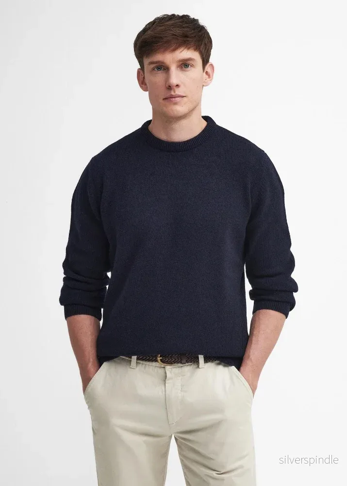 Barbour Holden Crew Neck Sweater Navy