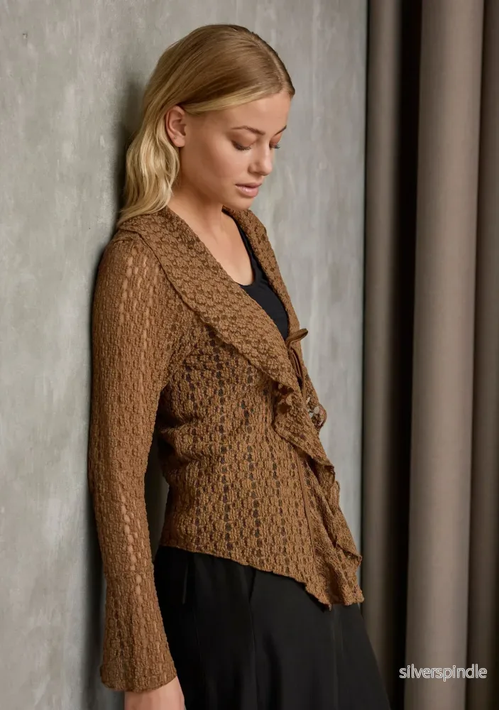 Otina Blouse – Warm Camel