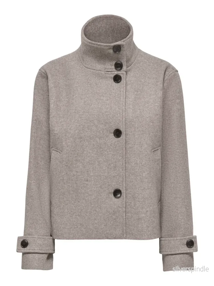 VELA HIGH NECK JACKET MOREL VELA HIGH NECK JACKET MOREL