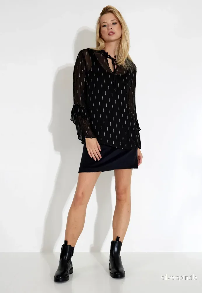 POPPY BLUS - Black - Bild 3
