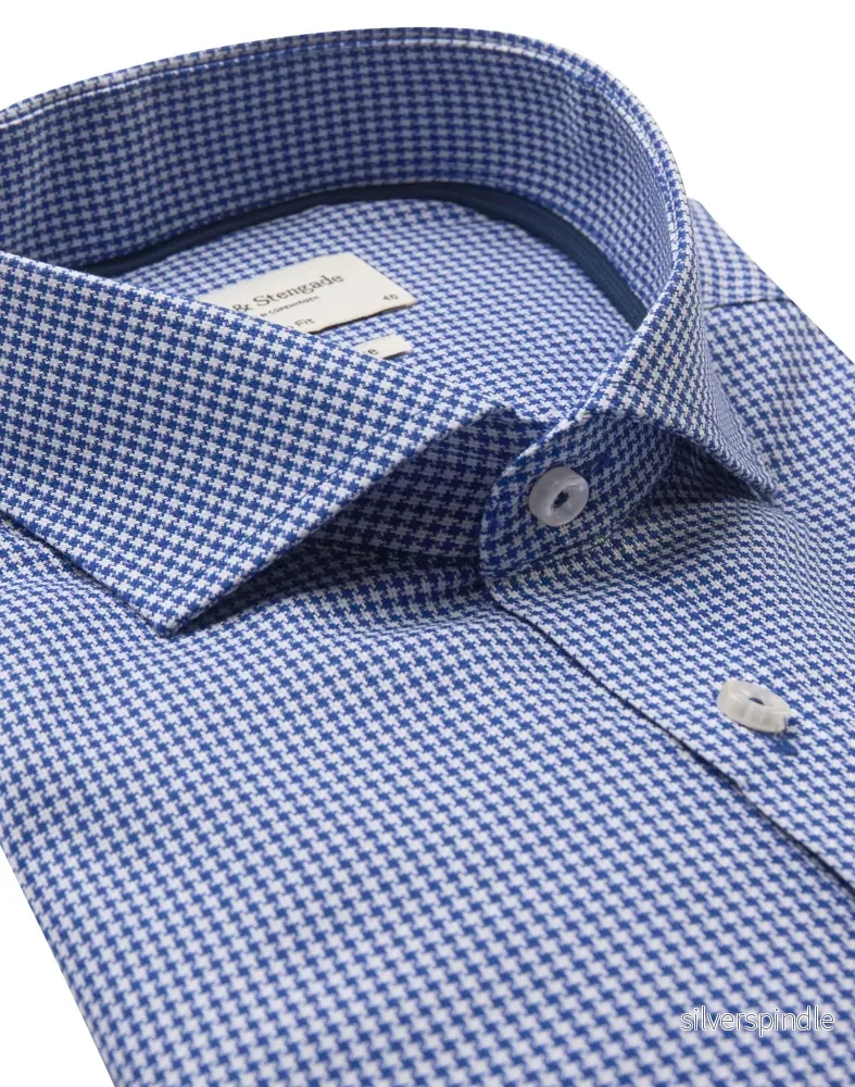 BS Butragueno Slim Fit Skjorta - Dark Blue - Bild 2