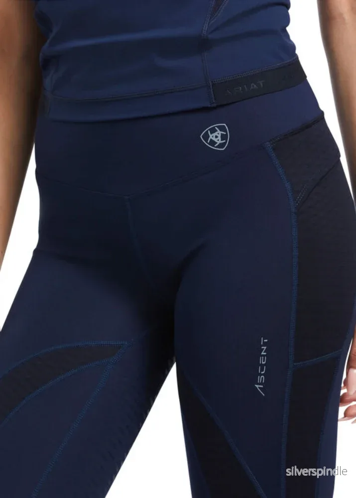 Ariat Ascent Half Grip Tights Navy - Bild 3