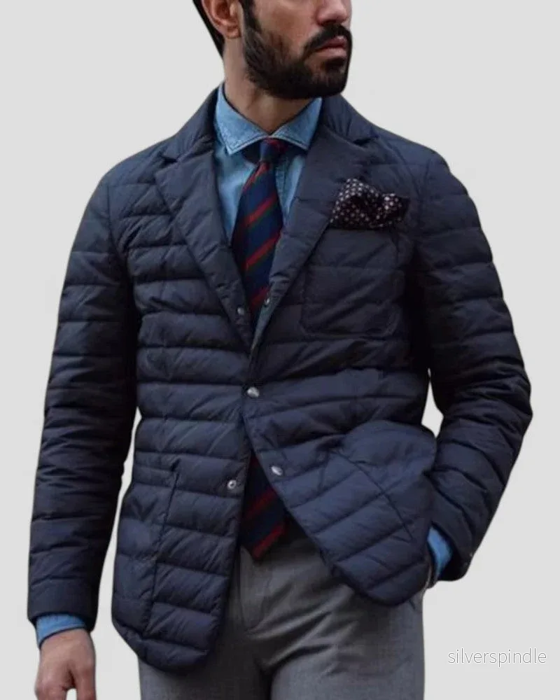 Moderna Ytterkläder | Vinterjacka för Män med Elegant Design | Lätt Vaddering för Komfort och Stil