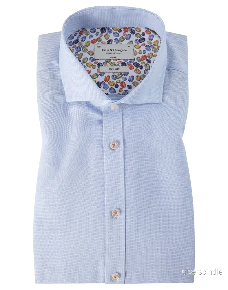 BS Bolen Slim Fit Skjorta – Light Blue BS Bolen Slim Fit Skjorta – Light Blue