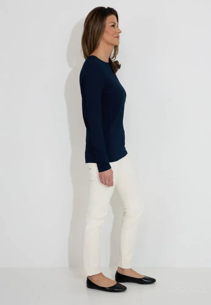 AUBENAS SWEATER - Marinblå - Bild 2