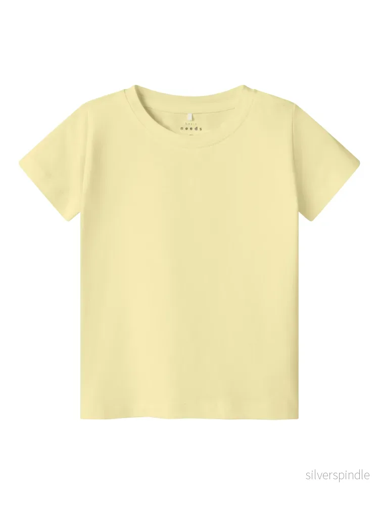 Enfärgad Gul T-shirt