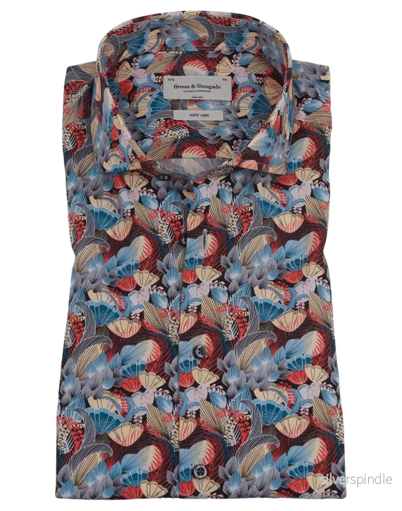 BS Jacky Slim Fit Skjorta – Blue