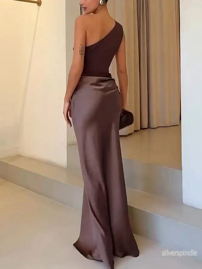 Mia | Elegant Maxiklänning med One Shoulder Design - Bild 3