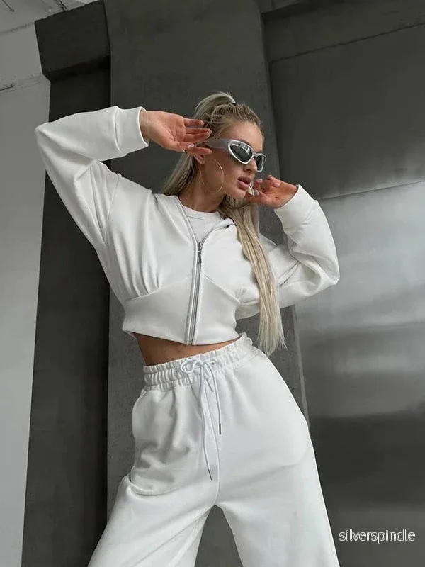 Emma | Vårset med Justerbar Huva och Snörbyxor - Bild 3