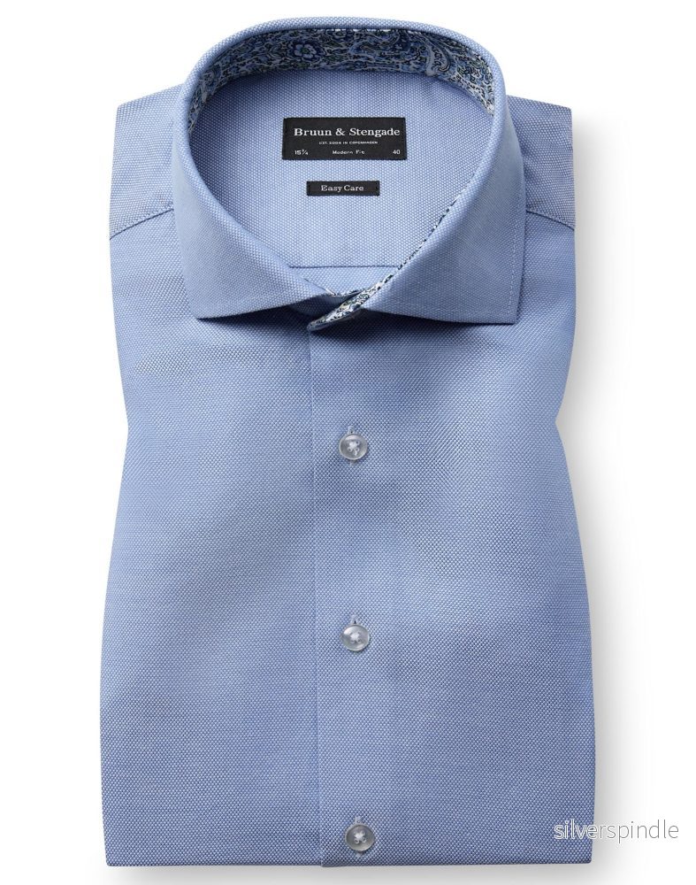 BS Aekosson Modern Fit Skjorta – Light Blue BS Aekosson Modern Fit Skjorta – Light Blue