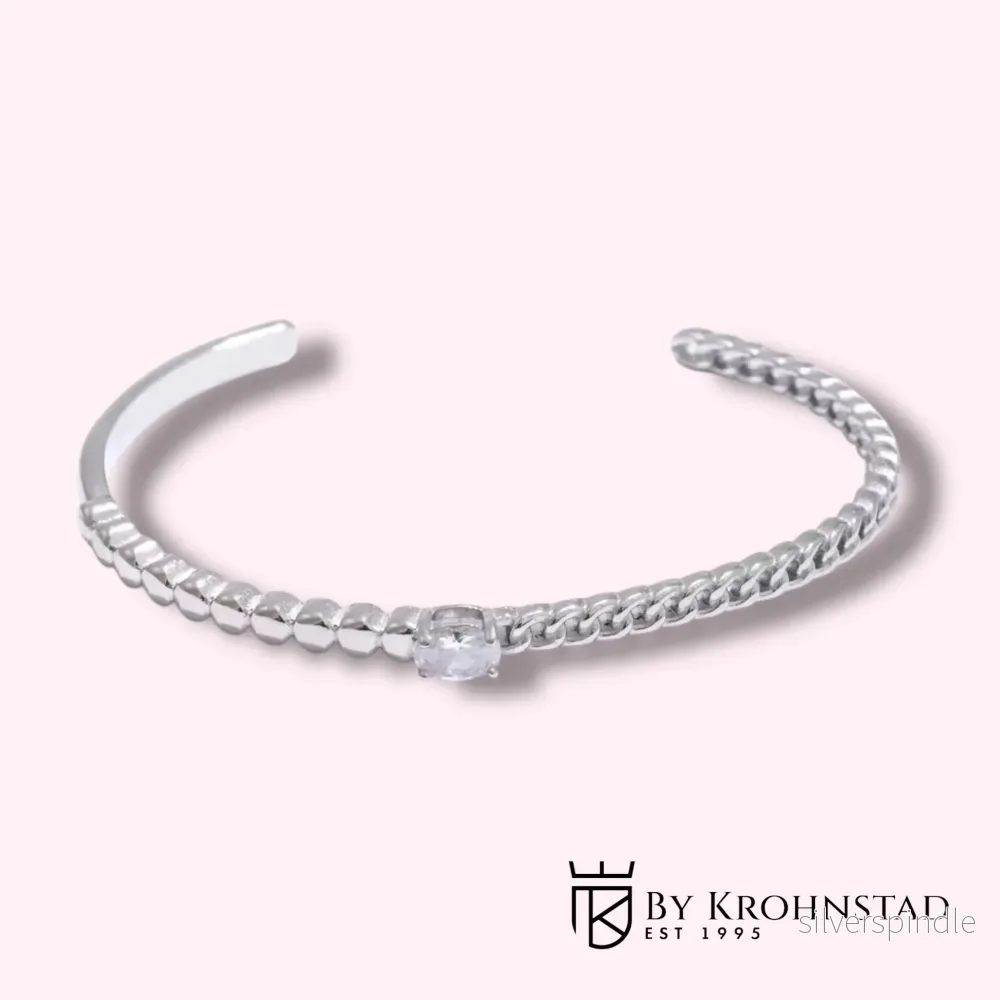 The Mia cuff silver