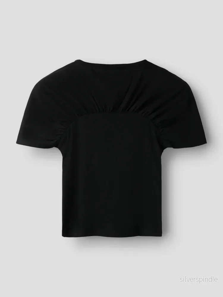 Nalia T-shirt Med Rynkdetalj - Bild 3