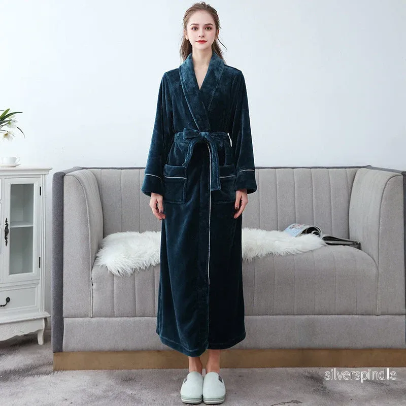 Morgonrock Frotte | Unisex Badrock med Justerbart Bälte | Mjuk och Bekväm för Avkoppling Hemma Morgonrock Frotte | Unisex Badrock med Justerbart Bälte | Mjuk och Bekväm för Avkoppling Hemma