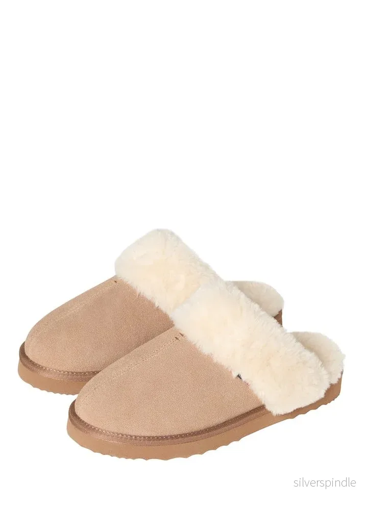 Lexington Women´s Suede Slippers Brown Lexington Women´s Suede Slippers Brown