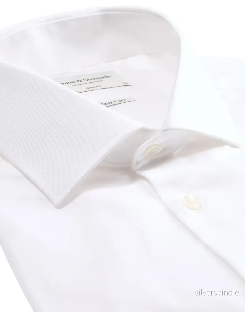 BS Miles Slim Fit Skjorta - White - Bild 2