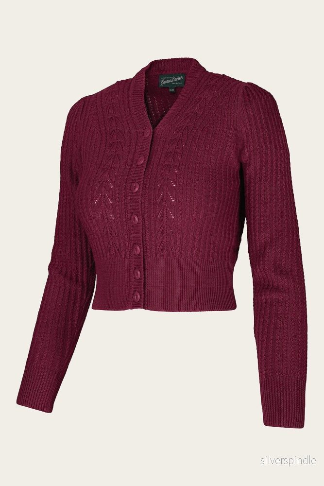 The Scandi Summer Cardi - Wine - Bild 3