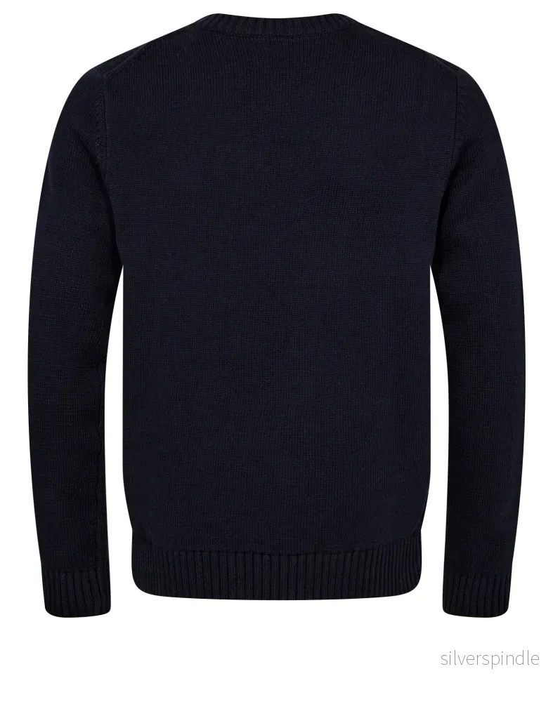 BS Azure Regular Fit Stickat - Navy - Bild 2