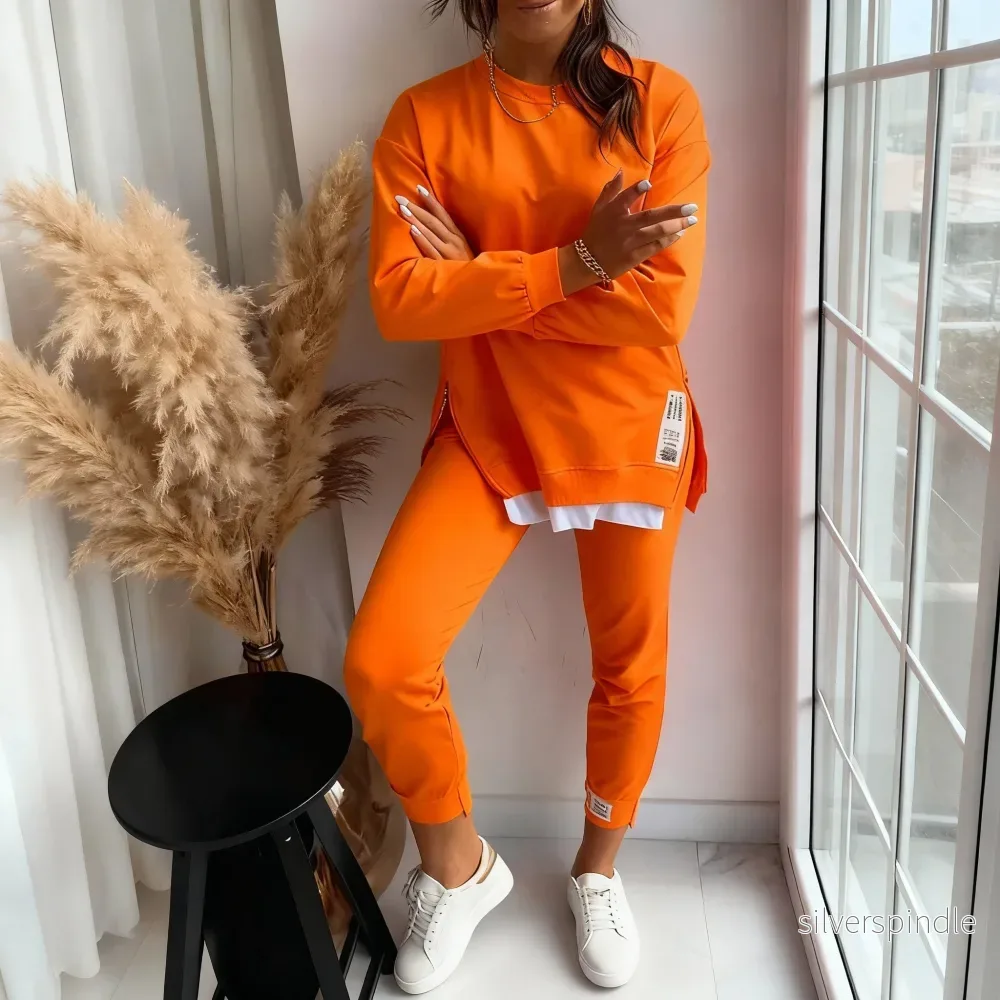 Oliver | Avslappnad Långärmad Loungewear Set - Bild 3