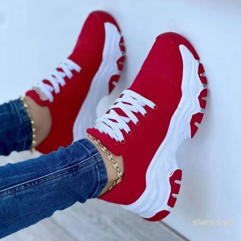 Ella | Bekväma Sommar Sneakers Med Platå - Bild 3
