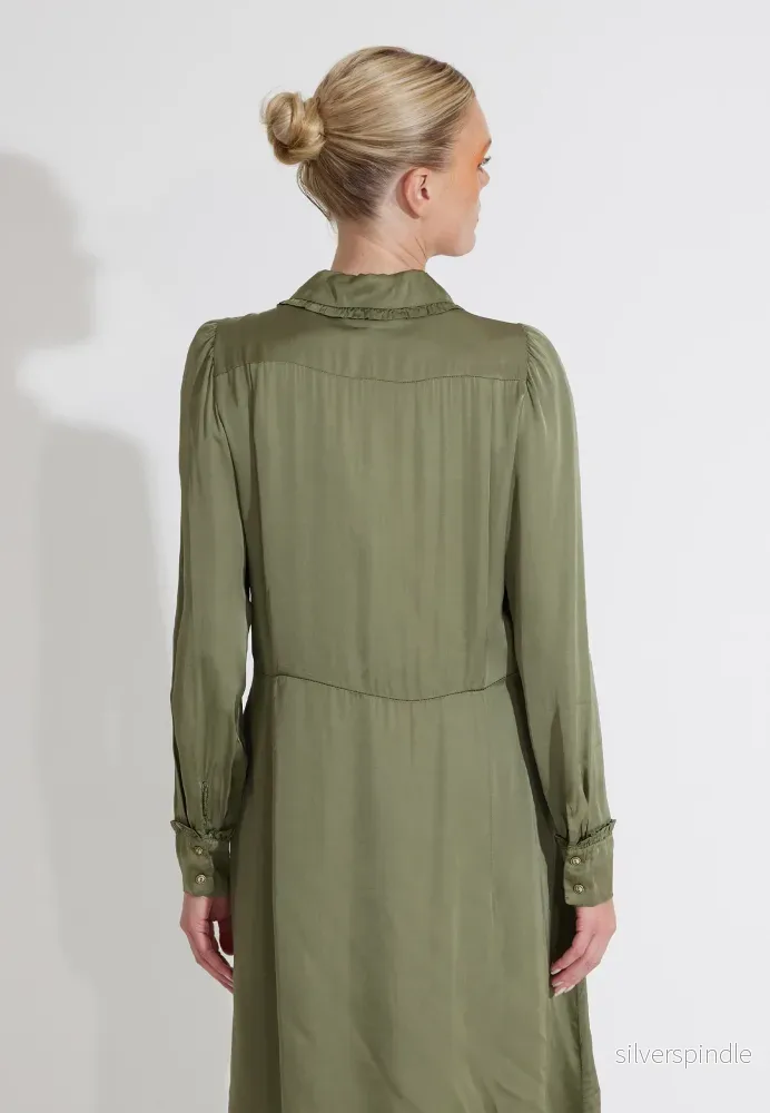 LEXI DRESS KLÄNNING - Khaki - Bild 2