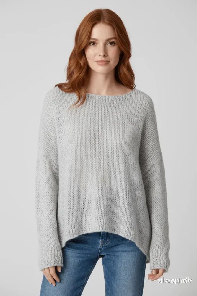 Oversized Rosa Stickad Tröja Dam med Off-Shoulder Design | Mjuk och Varm för Kalla Dagar Oversized Rosa Stickad Tröja Dam med Off-Shoulder Design | Mjuk och Varm för Kalla Dagar