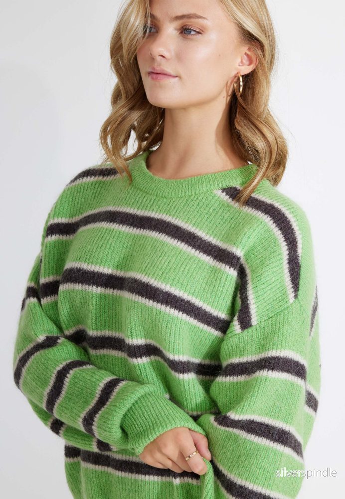 LEONA KNIT TRÖJA - Grön