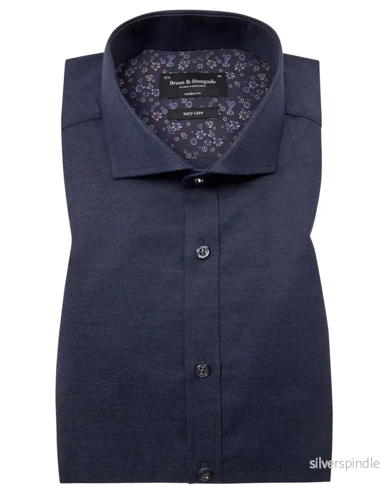 BS Vedal Modern Fit Skjorta - Thunder