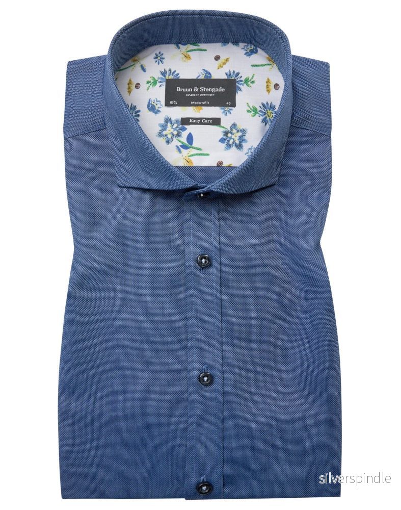 BS Ronald Modern Fit Skjorta - Blue