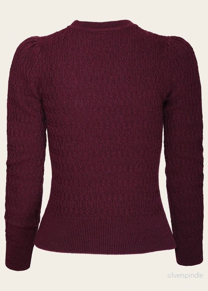 The All Round Sweater - Black Cherry - Bild 2