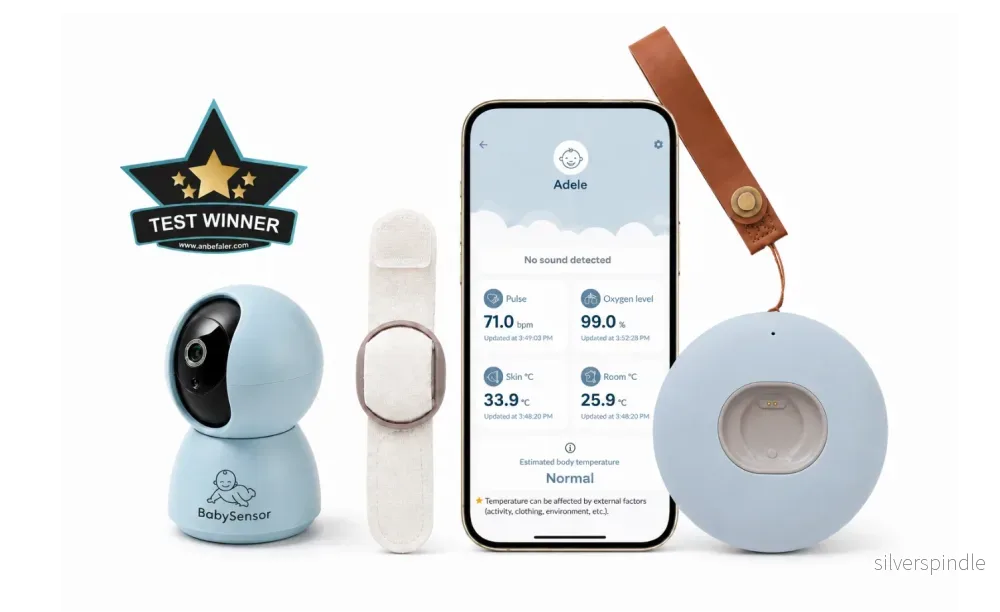 BabySensor Relax – smart babyvakt med sensor, HD-kamera och 4G BabySensor Relax – smart babyvakt med sensor, HD-kamera och 4G