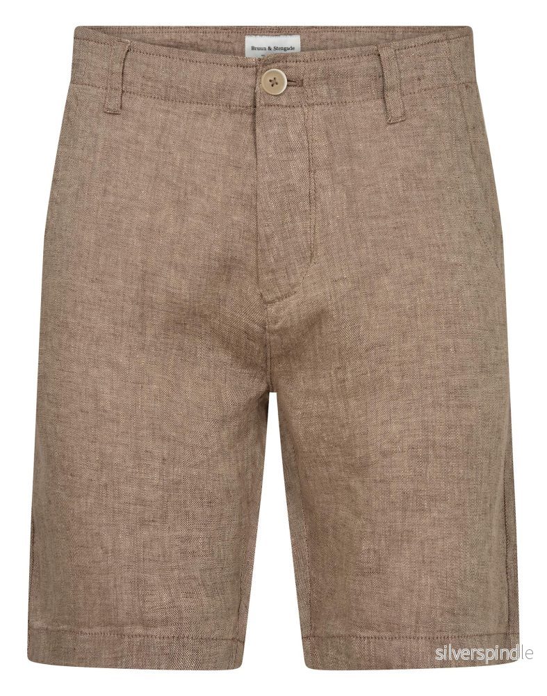 BS Peppon Regular Fit Shorts – Brown BS Peppon Regular Fit Shorts – Brown