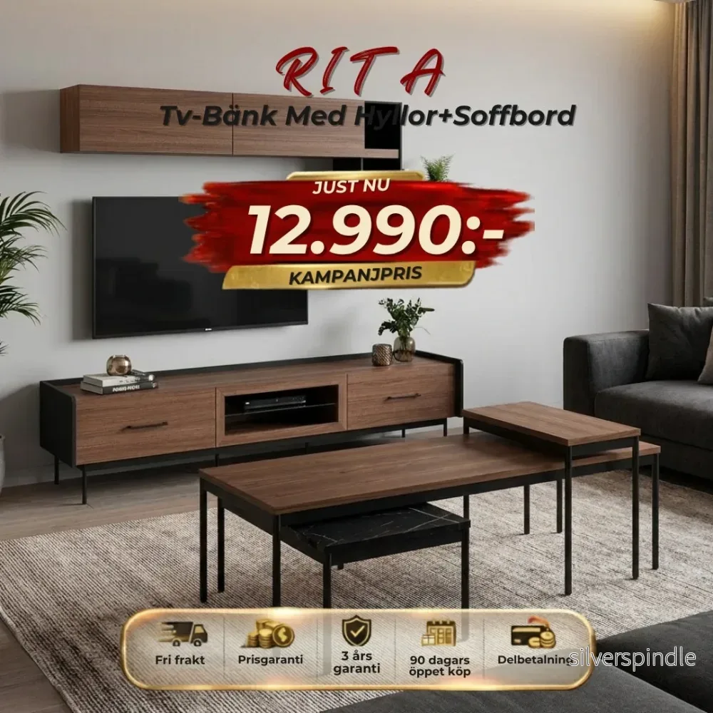 Rita Tv-Bänk+Soffbord - Bild 2