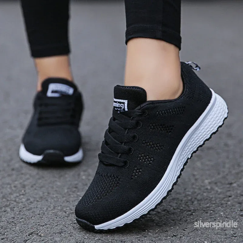 Ergonomiska Sneakers för Kvinnor med Andningsbart Material | Optimal Komfort för Vardagsbruk - Bild 2
