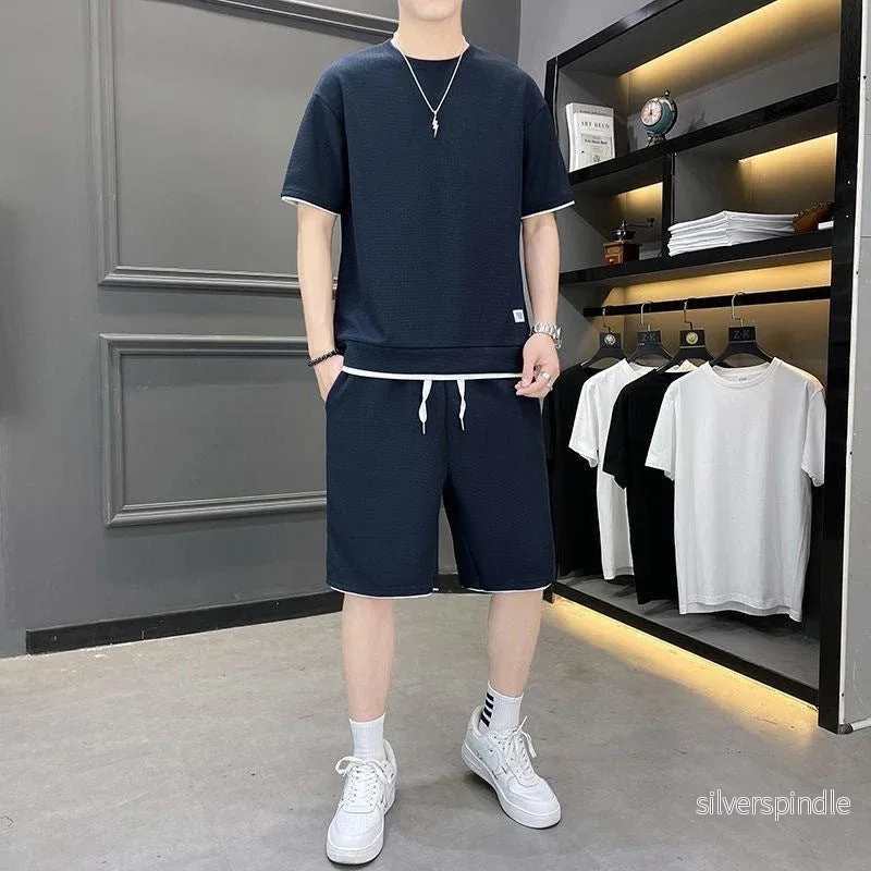Liam | Lätt Sommar Träningsset med T-shirt och Shorts - Bild 3