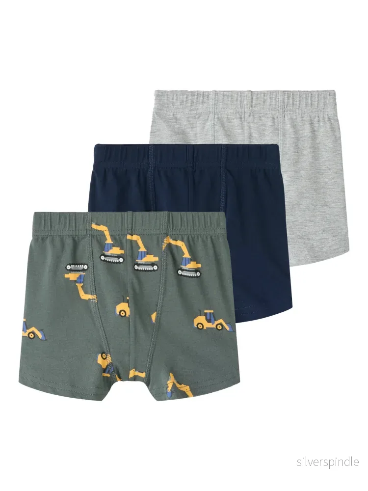 3-Pack Boxerkalsonger Med Grävmaskiner 3-Pack Boxerkalsonger Med Grävmaskiner