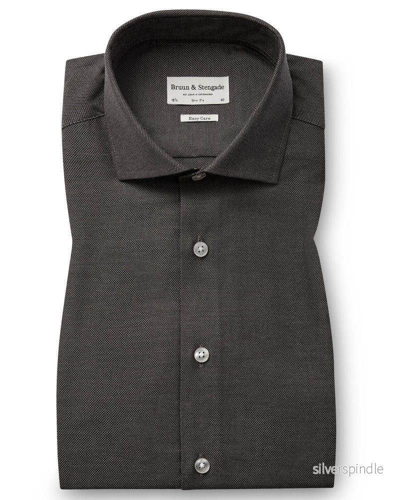 BS Osemann Slim Fit Skjorta – Dark Grey BS Osemann Slim Fit Skjorta – Dark Grey