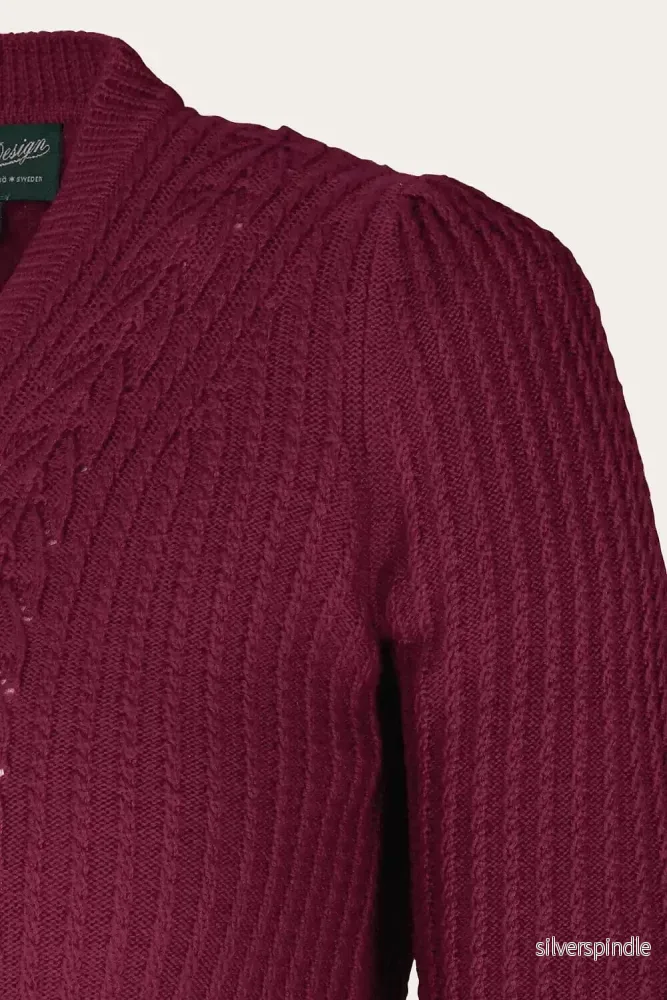 The Scandi Summer Cardi - Wine - Bild 2