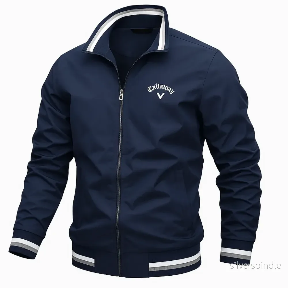 Lucas | Elegant Höst Blousonjacka med Ribbad Kant Lucas | Elegant Höst Blousonjacka med Ribbad Kant
