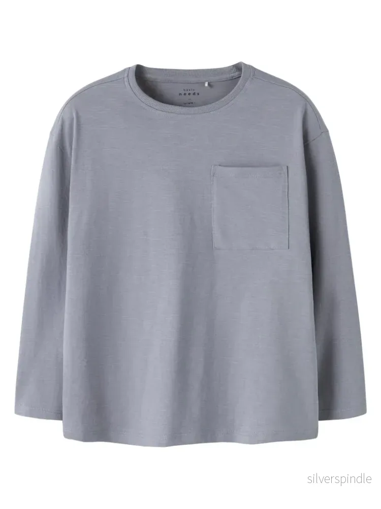 Långärmad T-shirt med ficka