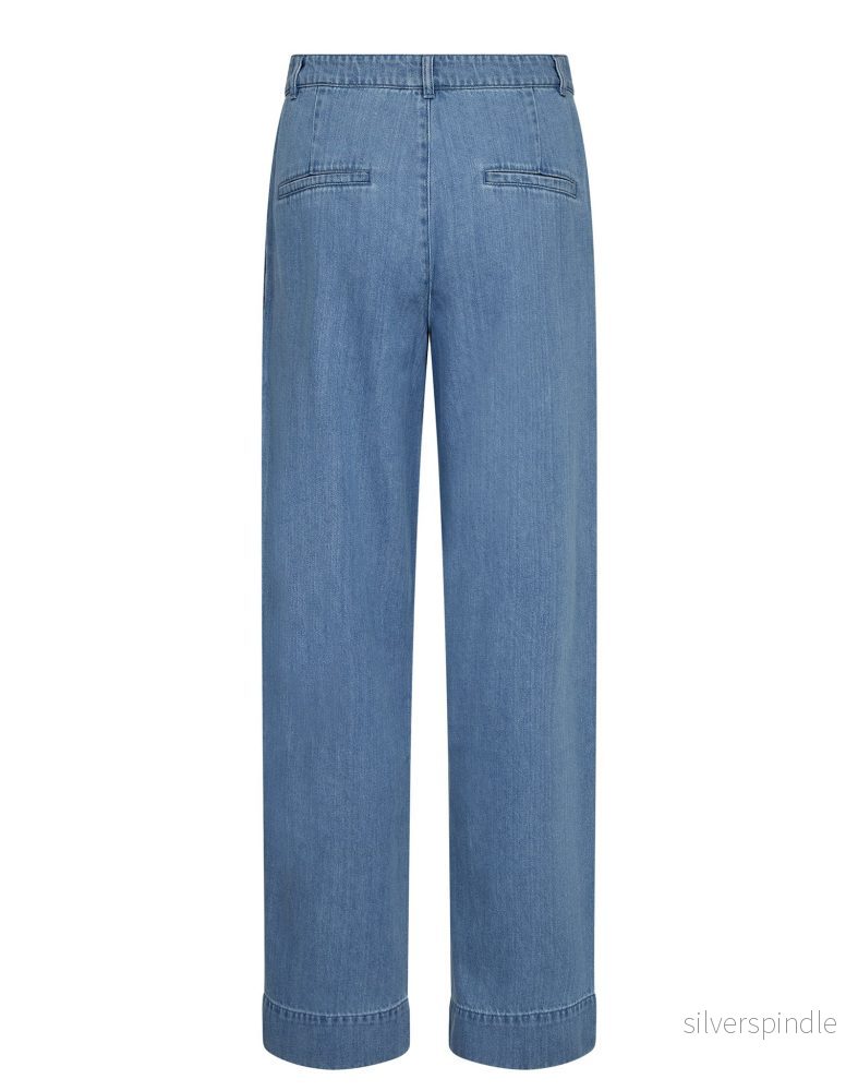 BS Coco Regular Fit Byxor - Light Blue - Bild 2