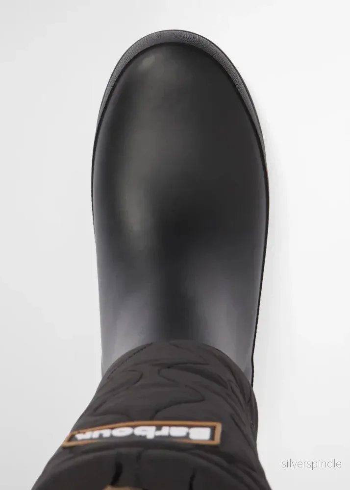 Barbour Marnie Quilted Tall Welly Black - Bild 3