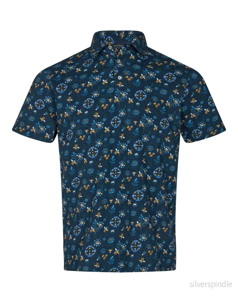 BS Chintu Regular Fit Polo – Mörkblå BS Chintu Regular Fit Polo – Mörkblå