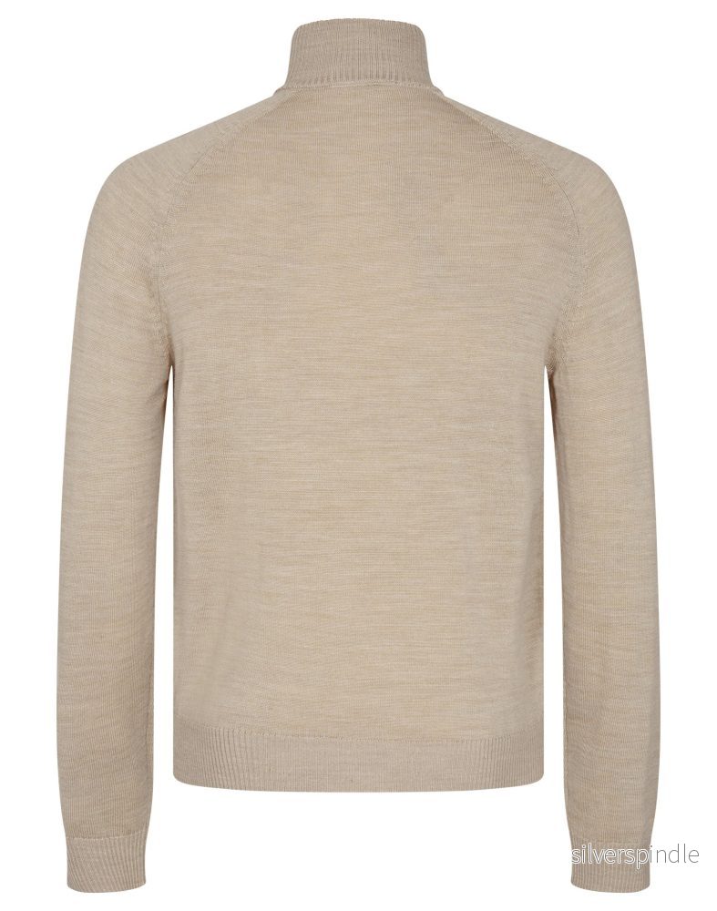 BS Pelle Regular Fit Stickat - Sand - Bild 2