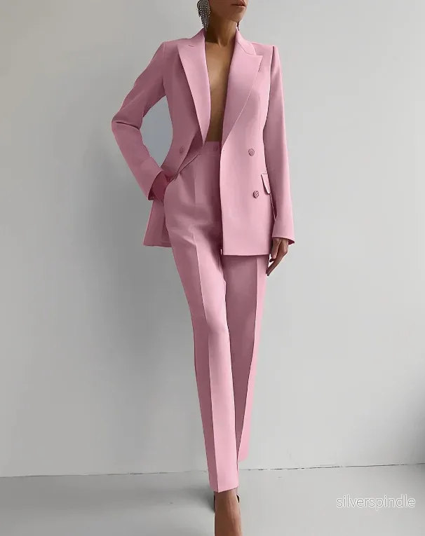 Sophie | Elegant Tvådelat Set Dam Kjol i Lätt Tyg