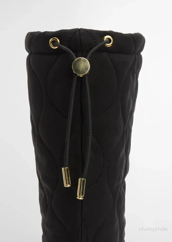 Barbour Marnie Quilted Tall Welly Black - Bild 2