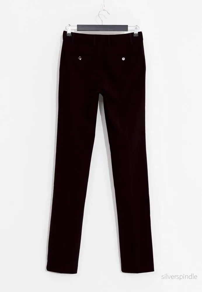 VISCOSE STRETCH TROUSERS - Brun - Bild 2